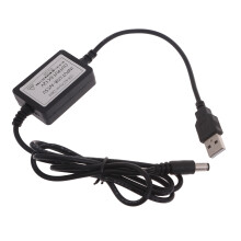 115CM USB to DCRound Hole Connector Cable USB 5V to 12V Charging Cord