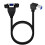 USB 3.0 Type B Male to Type B Female Extension Cable with Screws Panel Mount left 1