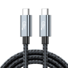 240W TypeC Cable 8K60hz Display, Fast Charging & Data Cable Braided Cord 2m