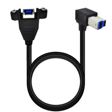 Printers Extension Cable USB 3.0 Male to Female Connection 90 Degree Angled right