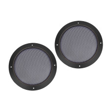 Car Speaker Grill Mesh Round Horn Protective Cover Circle Enclosure Net 2PCS 6.5 inches