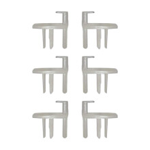 Weather Resistant ABS Plastic Shade End Clamps Fits Most Motorhome Trailer Window 3 pairs
