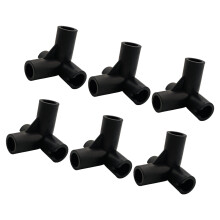 Heavy Duty ABS Connector Joints Brackets Ideal For Shelving And Display 6 pieces