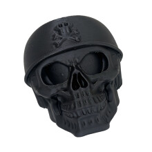 Skull Trailer Tow Ball Cover for Decorative Rear Styling and Light Wear Black