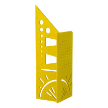 ABS Woodworking Square Measure Square Tool for DIY Shop Layout and Furniture Use Yellow