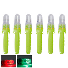 Battery Powered LED Signal Light Set for Fishing Gear Visibility Double red and green