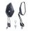 1 Pair Universal Motorcycle Rear View Black Handle Bar End Side Rearview Carbon pattern 1