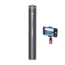 Telescoping Rod Extendable Selfie Stick for Cameras &Tripods Stability & Solid Grey