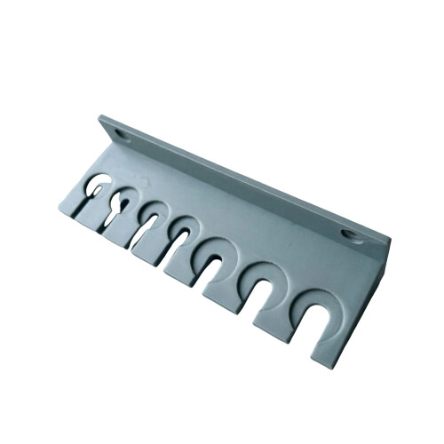 Wall Mounted Tool Holders with Slotted Front Tool Hanger for Workbench Storage Gray