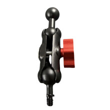 17Mm Ball Mount Arm with 1/4-20Inch Thread for Camera Bike Mount Phone Holder Red Color