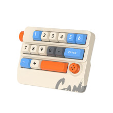 Mechanical Gaming Keyboard with Customizable Macros and Hot Swap Corded Khaki
