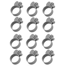 Pool Hose Clamp for 1-1/4 Pool Hose Joints with Plastic Clamp Body 12