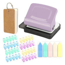 Desk Ready Punch Kit with Index Dividers and Card Insert for Filing