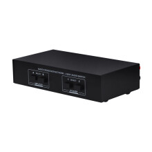 2 in 2 out Passive Power Amplifier Speaker Selector Selection Switch 200W Each