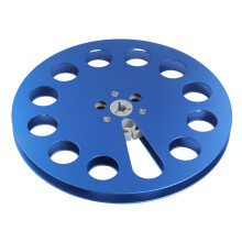 7" Magnetic Tape Reel - Aluminum Empty Spool Audio Takeup- Reel with 12 Holes Blue