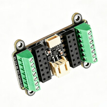 Corner Mount Board with Screw Clamp Access and I2C Area for Wiring