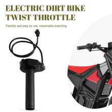 Electric Dirt Bike Twist Throttle for Yozma in 10 Valtinsu Strike Shadow SX,Full Twist Throttle Handle