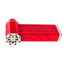 Electric Fan 130000R with LED Light Fast Blower Duster Cleaner Multipurpose Red white