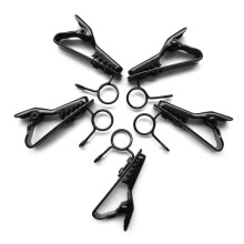 5Pcs/Set Wireless Microphone Clips Lavalier Bag Clamp Metal Microphone Clip 5
