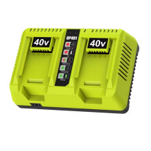 OP401 Dual-Port-Batterieladegerät EU-Stecker Li-Ion-Ladegerät 2A Ladegerät für 40V OP4040 OP4050 OP4060A
