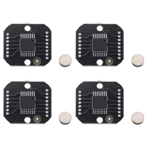4set MT6835 Magnet-Encoder-Modul PWM/SPI Bürstenloser Motor 21BIT-Encoder Kann AS5048 Ersetzen