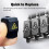 10pcs Extruder Heating Block Silicone Cover Sock and 6PCS Nozzle Brush for FLASHFORGE Creator 5/Creator 5 Pro 3D Printer 4