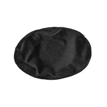 Drawstring Gramophone Horn Cover in Soft Black Washable Cloth S