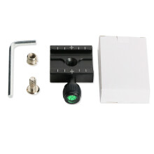 QR-50 Quick Release Clamp Plate Arca for Swiss Markins Tripod Ballhead Compatibl Black