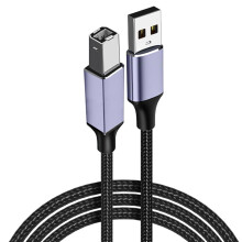 Reliable USB 2.0 to USB B Printer Cable for Printer and Digital Piano 1m