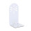 Surveillance Camera Mounting Bracket Wall-Mounted Bracket L Shape Nail Free White 1