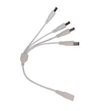 Flexible DC5.5x2.1mm Power Cord Power Female to Male Splitter Adapters one point four