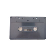 Colorful Blank Tape for Recording Music and Speech | 45/90 Minutes Magnetic Tape 45 black
