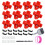 12 Pack Horizontal Chicken Nipples Waterer - Automatic Poultry Drinkers for Easy Installation and Clean Water Supply 1