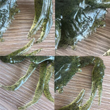 4pcs 13cm Artificial Fishing Crab Lure Bait 3D Simulation Sea Soft Fishing Bait Brown