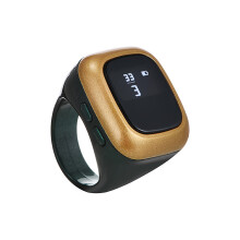 Tally Counter Finger Ring Digital Time Reminder OLED Display Screen Green 20mm
