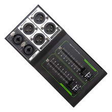 Passive Monitor Volumes Controller XLR Output For Professional Music Equipment 1 in 2 out