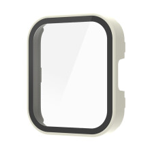 PC Case Full Cover & Screen Protector Lightweight Watch Cover for Watch Flow Ivory white