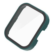 Watch Cover Complete Guard with Glass Screen Protector PC Case for Pine needle green