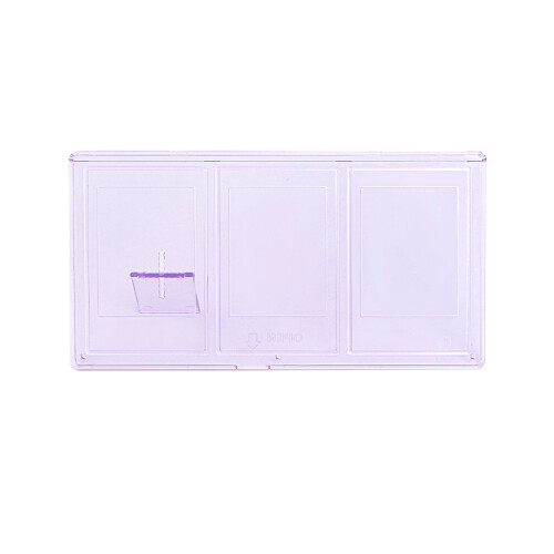 3Inch Instant Camera Frame Three Grid Style Photo Storage Display Platform Purple