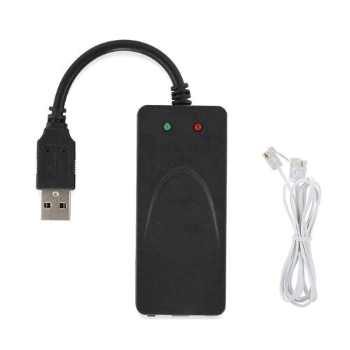 USB2.0 56K External Dial Up Fax Data Modem, Fax Data Modem Dongle Adapter 2