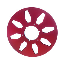 10Inch Open Roll Cassettes Aluminum Alloy Disc Opening Machine Components Empty Red
