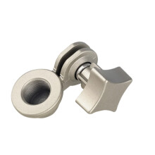 Angle joint shock mount 5/8 Thread replacement part for voice recording Champagne