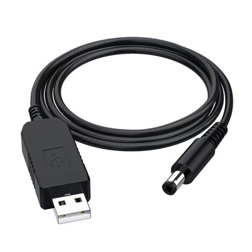 USB Voltage Step Up Converter Cable, Power Supply Adapter Cable with DC5.5mm 9V Output