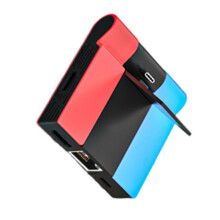 Portable TV Docking Station with USB Port Mini Docking Station ABS for five in one