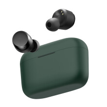 Washable Earphone Storage-Case for Anker A20i Cover Antiscratch Sleeve Dark green