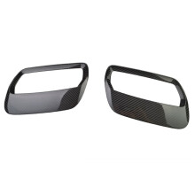 Car Engine Hood Air Vent Outlet Trim Real Dry Carbon Fiber for Mustang 2018-2021 Car Exterior Modified Accessories