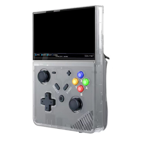 64G/128G Gamepad 4.3" Screen Game Consoles Support for Linux Emelec 4.3 System Black 128G