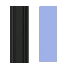 for M.2 SSD Heatsink for M.2 2280 Silicone Thermal Pad for NVMe SSD CPU Fast Coo Black