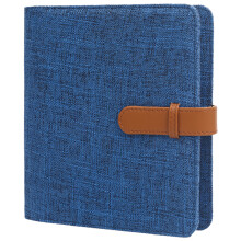 Stylish Photo Album 3inch Card Organizers Bag for Birthday Holiday Present Blue