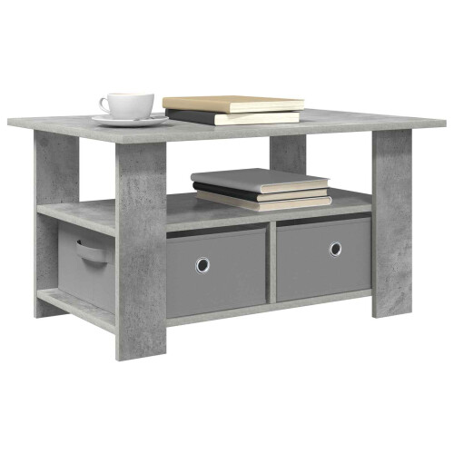 VidaXL vidaXL Coffee Table Concrete Grey 77 x 55 x 42 cm Engineered Wood 1